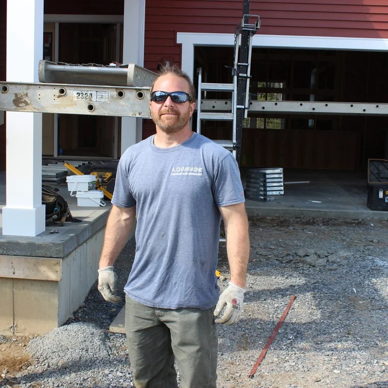 Vermac Construction team member on site